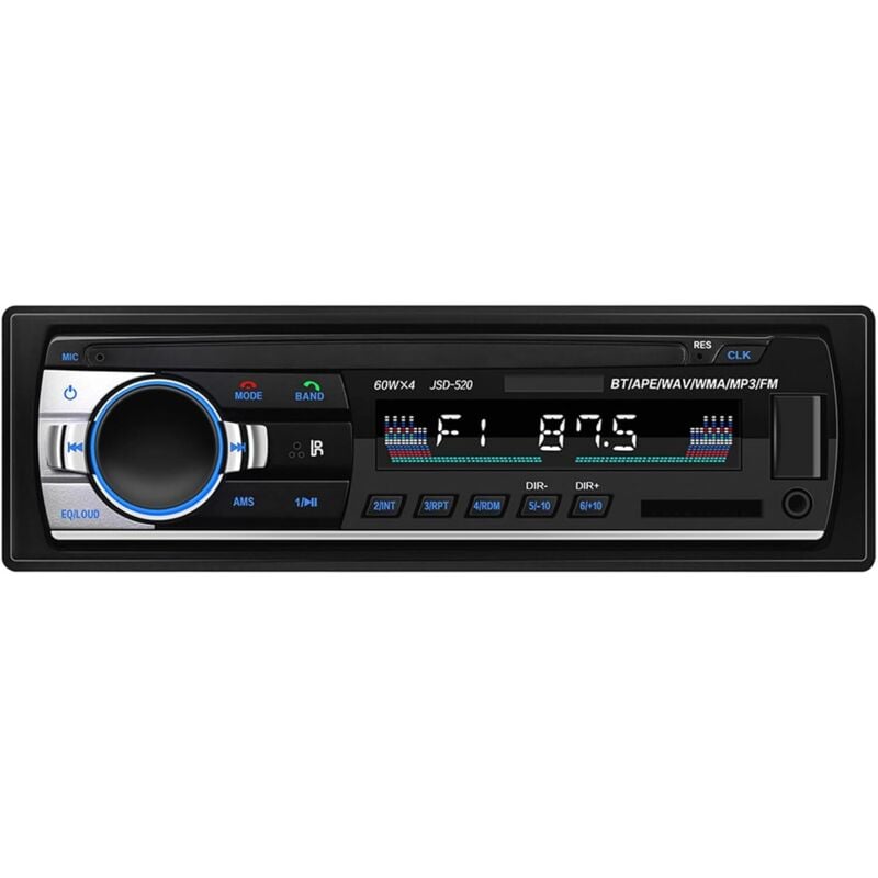Bluetooth Autoradio, Bluetooth Autoradio, 4 x 60 W FM Autoradio, MP3-Player / USB/SD/AUX MP3-Player mit Fernbedienung