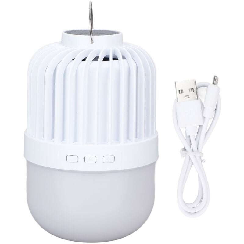 Bluetooth-Campinglampe, 360°-Stereobeleuchtung, 2000 Lumen Helligkeit, Bluetooth-Musiklicht, USB-Ladefunktion, LED-Licht, wasserdichter Lautsprecher