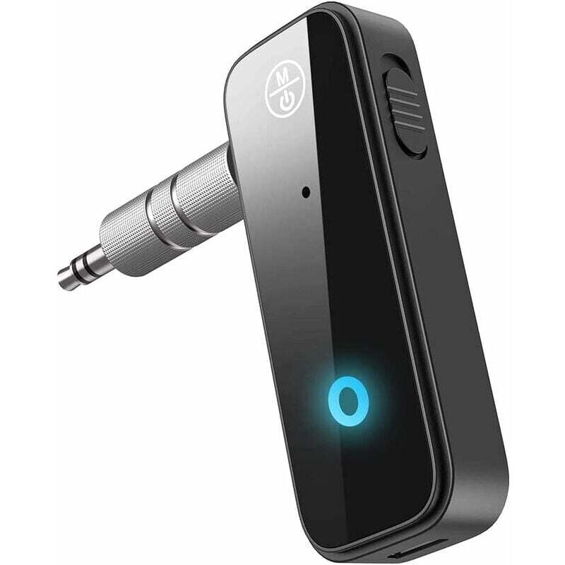 Bluetooth-Empfänger, Bluetooth-Autokupplungsadapter, Bluetooth 5.0-Sender, tragbarer drahtloser 3,5-mm-AUX-Bluetooth-Adapter