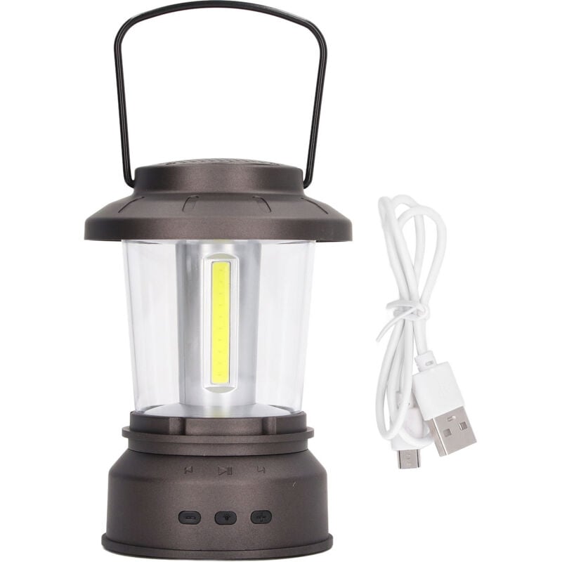 Bluetooth-Lautsprecher für den Außenbereich mit Retro-Licht, 2 Modi, USB-Stromversorgung, IP65 wasserdicht, Bluetooth-Musik-Campinglaterne,