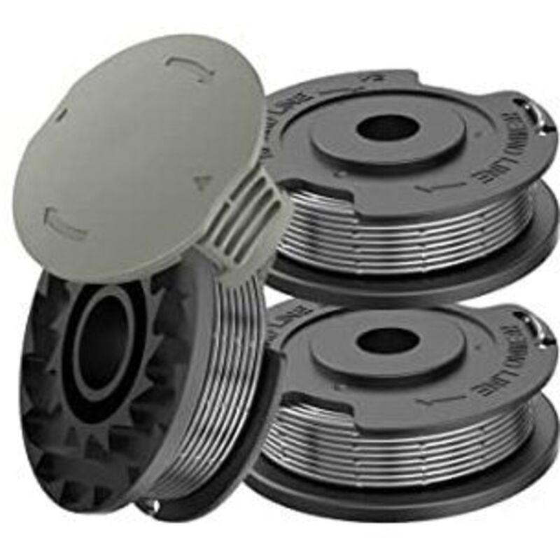 Ersatzspule für Rasenmäher F016800569 für Bosch EasyGrassCut 23/26/18/18-230/18-260/18-26 Akku-Motorsense, - Ø 1,6 mm 6,1 m , Rasenmäher-Zubehör,