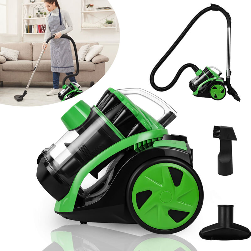 Bodenstaubsauger Staubsauger Beutellos. leistungsstark. für Hart- und Teppichböden. Fugendüse.HEPA-Filter