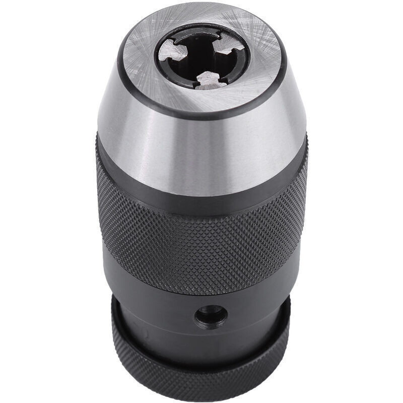 Bohrfutter, 1 Stück MT2-B16 1-16 mm 1/2' Schnellspannbohrfutter aus B16-Stahl mit Selbstklemmung für Drehbank und elektrische Bohrmaschine
