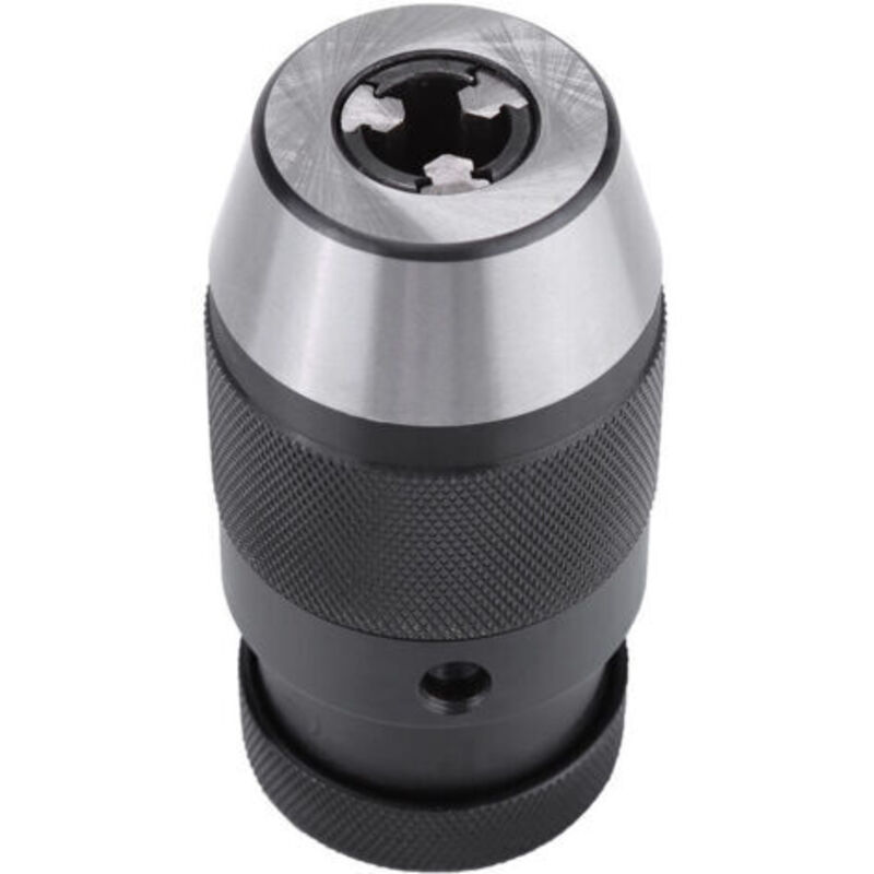 Bohrfutter, 1 Stück MT2-B16 1-16 mm 1/2' Schnellspannbohrfutter aus B16-Stahl mit Selbstspannung für Drehbank und Bohrmaschine