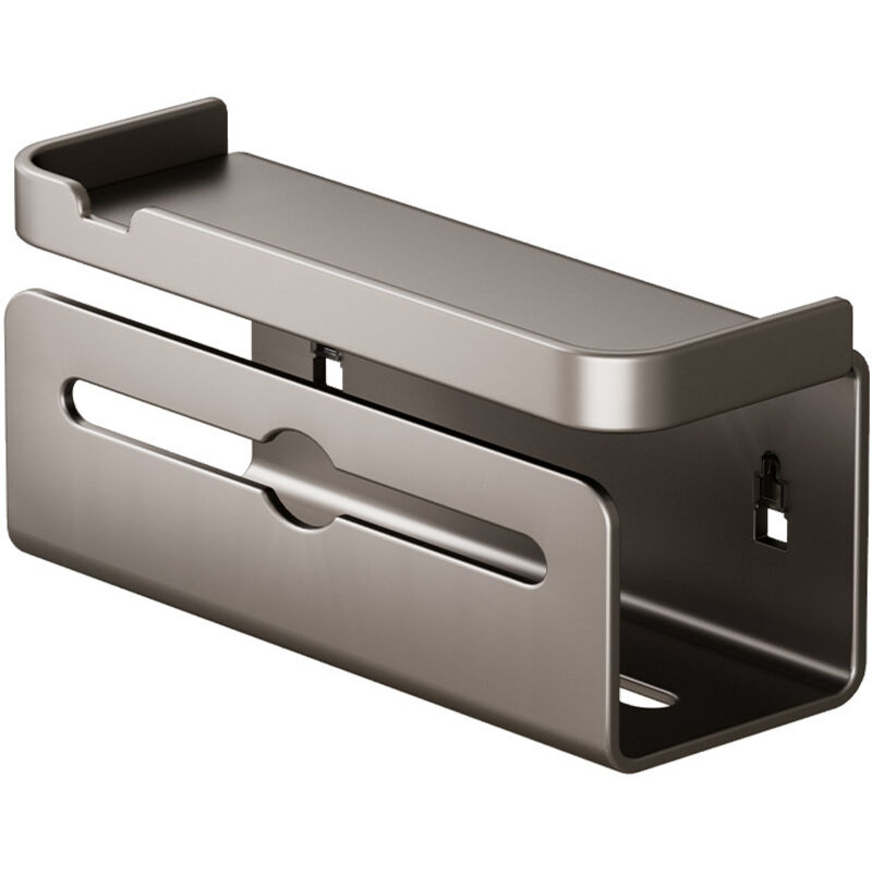 Boîte murale pour toilettes, support de rangement pour serviettes de toilette, papier toilette, téléphone portable, salle de bain