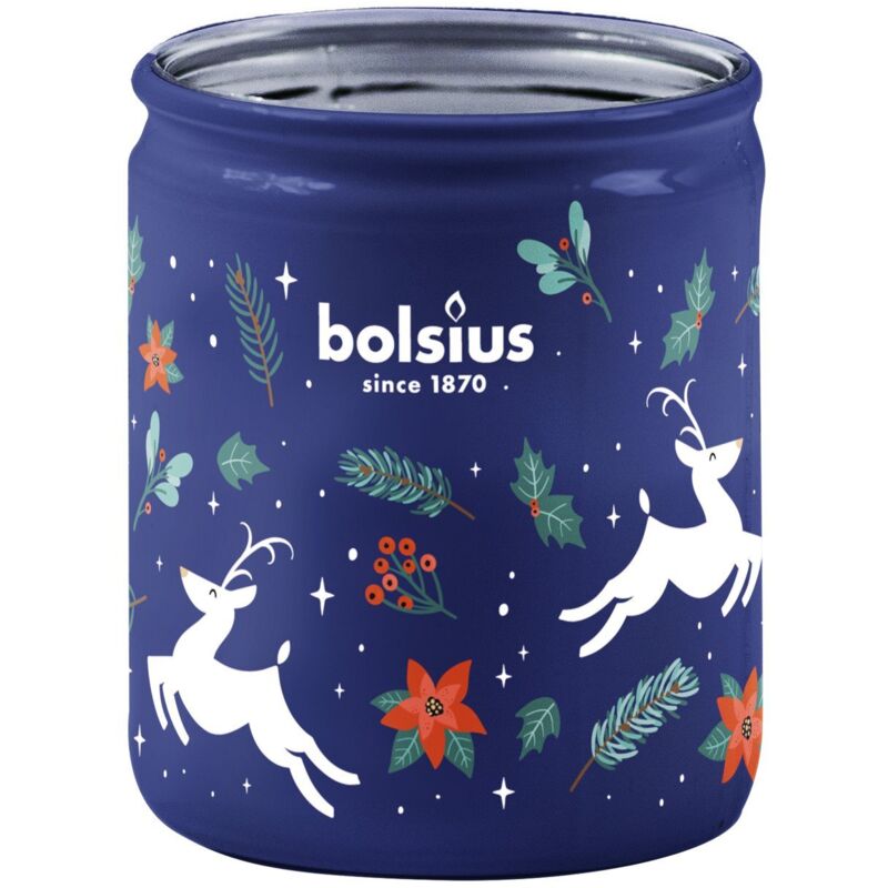 Bolsius Duftkerze im Glas true glow Ø 6,8 x 8 cm vanille Duftkerze