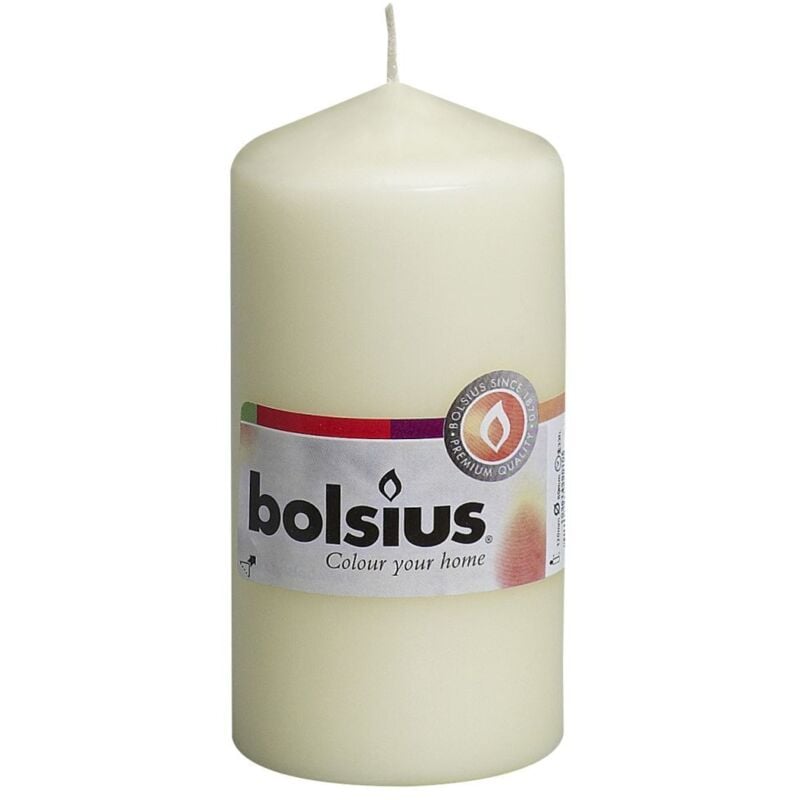 Bolsius - Stumpenkerze altrot Höhe 12 cm ø 5,8cm Kerze Dekokerzen Kerze 33 Stunden