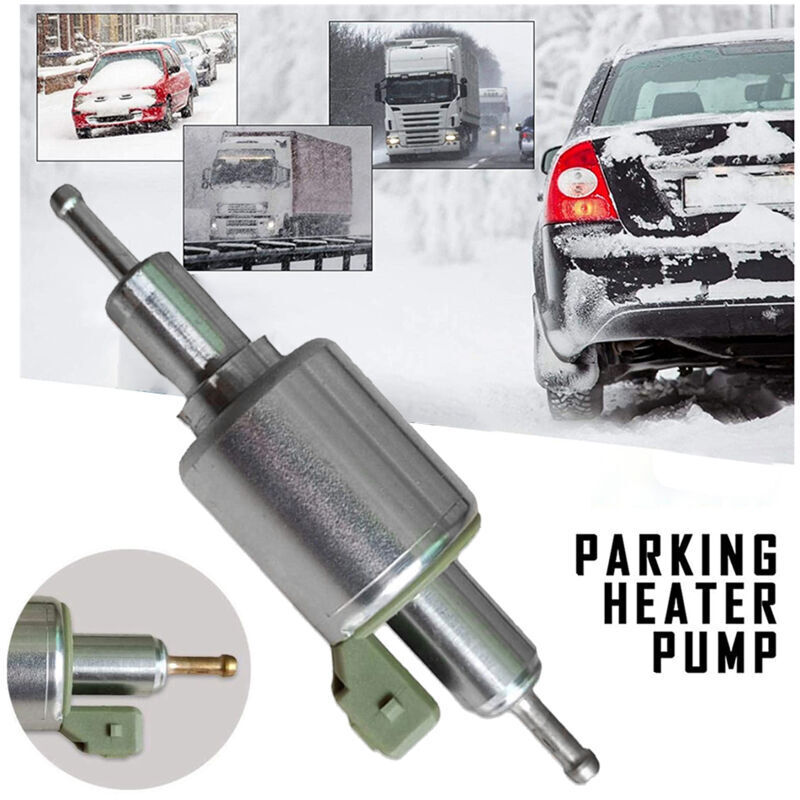 Bomba de combustible de 12 V, bomba auxiliar de calefacción diésel, bomba de combustible diésel eléctrica en línea