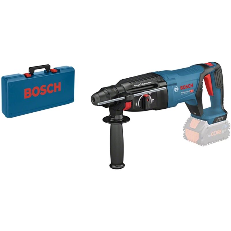 Bosch Akku-Bohrhammer gbh 18V-26D SDS-Plus ohne Akku + Lader im Handwerkerkoffer