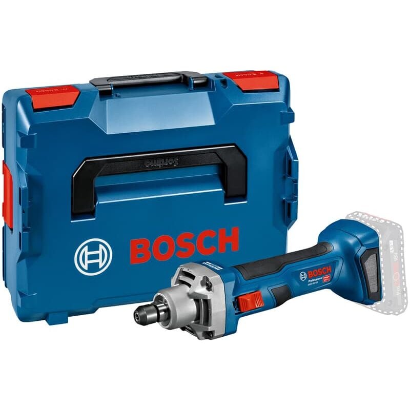 Bosch Akku-Geradschleifer ggs 18V-20, mit 2x Einmaulschlüssel, in l-boxx - Bosch Professional