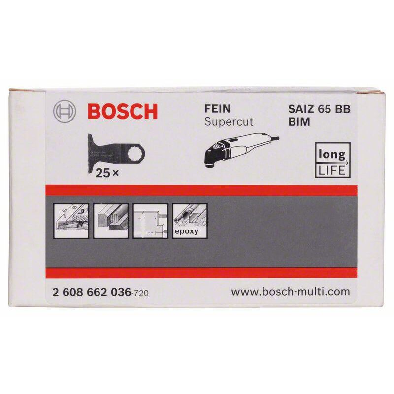 Bim Tauchsägeblatt saiz 65 bb Wood and Nails 40 x 65 mm - Bosch