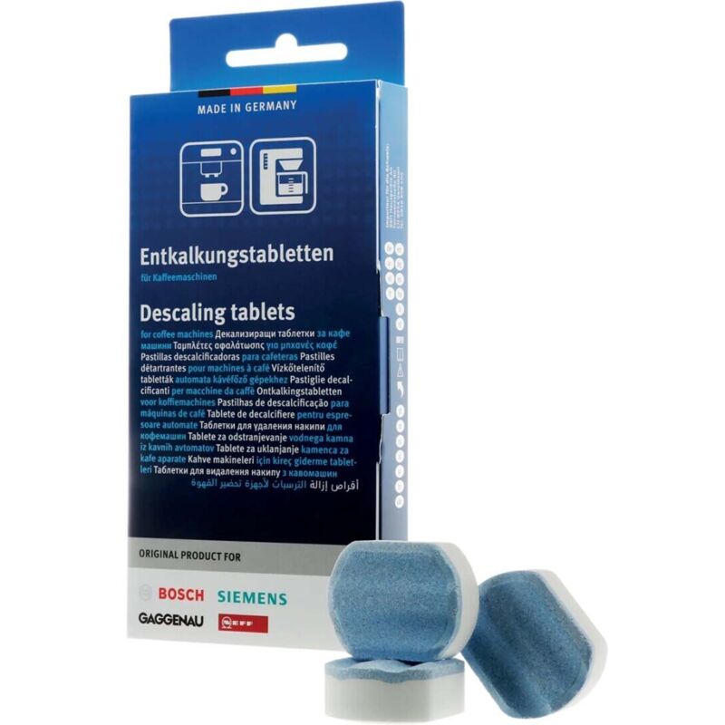 Bosch Entkalkungstabletten geeignet für Kaffeevollautomaten 3x 36 Gramm