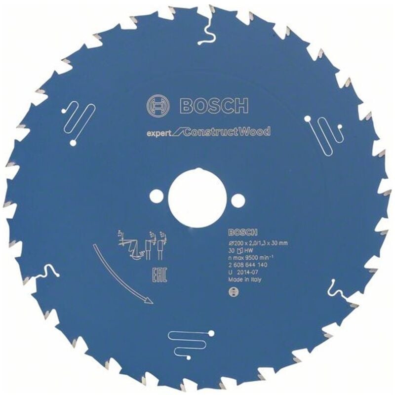 Kreissägeblatt Expert for Construct Wood 200 x 30 x 2,0 mm, 30 - Bosch