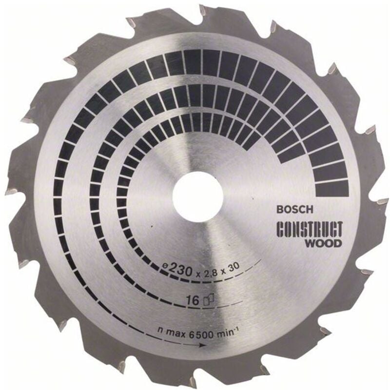 Pro Construct Wood Kreissägeblatt, 230 x 2,8 x 30 mm - Bosch