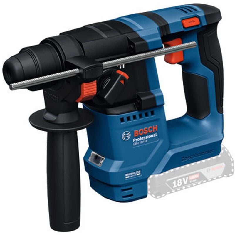 Bosch Akku-Bohrhammer mit sds plus gbh 18V-18, incl. Tiefenanschlag, Karton - Bosch Professional