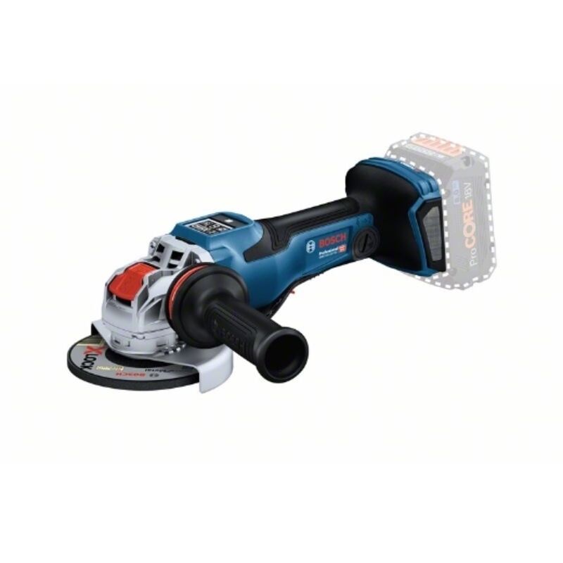 Bosch Akku-Winkelschleifer biturbo mit x-lock gwx 18V-15 psc, incl. Zubehör, im Karton - Bosch Professional