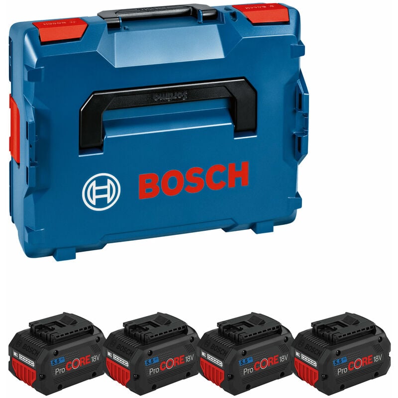 Bosch Professional - Bosch Akku Multiset 4x ProCore 5,5 Ah Akkupack in l-boxx 136
