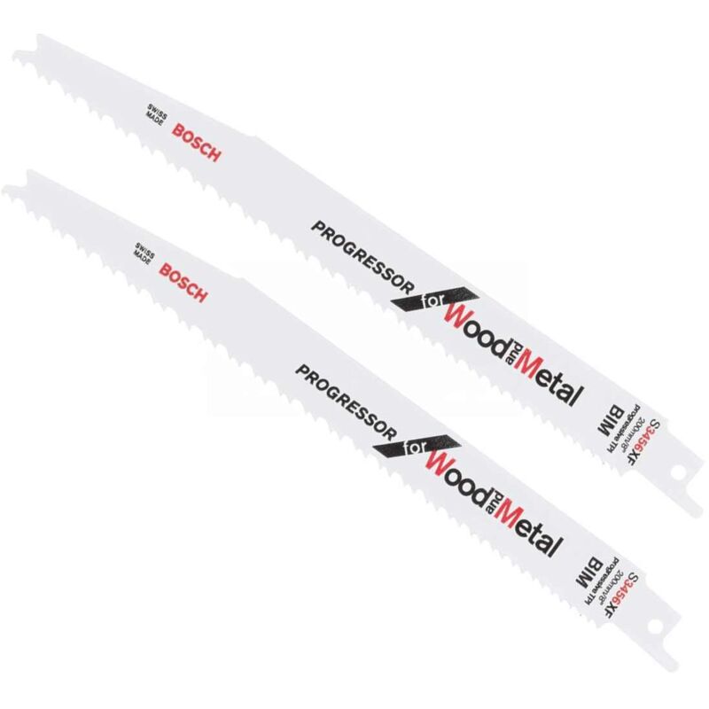 2er-Set BOSCH S3456xf Mehrmaterial-Schneidklingen für Säbel- oder Handsäge BOSCH