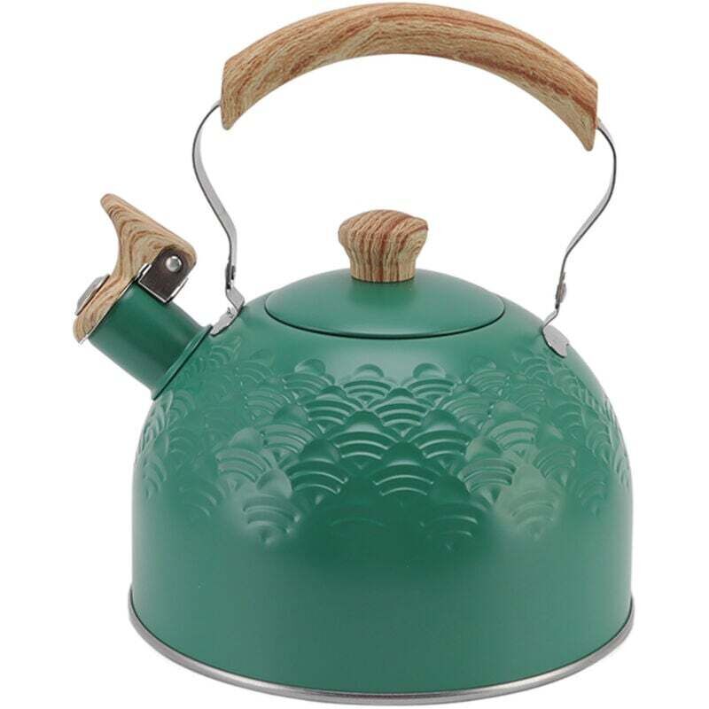 Bouilloire Sifflante En Acier Inoxydable 2 5L Capacité Pour Thé Et Infusion Eau