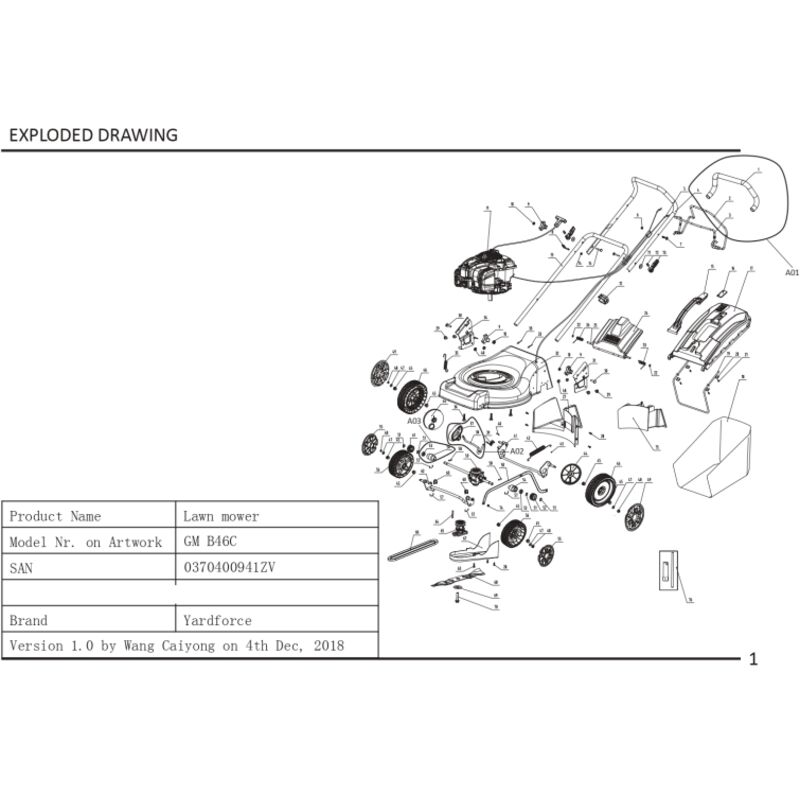 Boulon à tête arquée - 1250476001 pour gm B46C, gm B46CK, inv B4046 t, inv B4046 T2B, ggm 46 izg