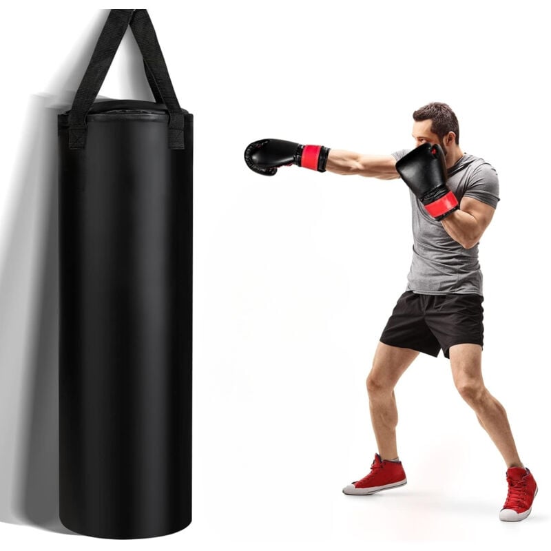 Boxsack bereits gefüllt 29kg - Standboxsack für Kampfsport Training (Boxen, MMA, Karate, Taekwondo) - Für Erwachsene & Jugendliche - Für Zuhause,