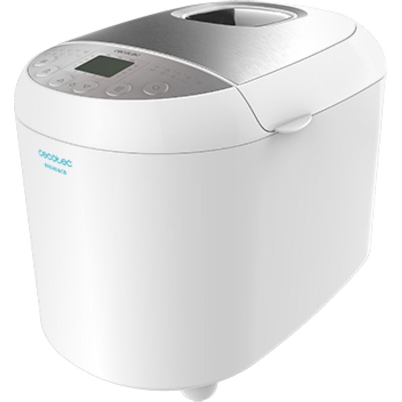 Cecotec - Brotbackautomat von 1 kg mit 19 Automatikprogrammen, 15 programmierbaren Stunden und spülmaschinenfester Schüssel.