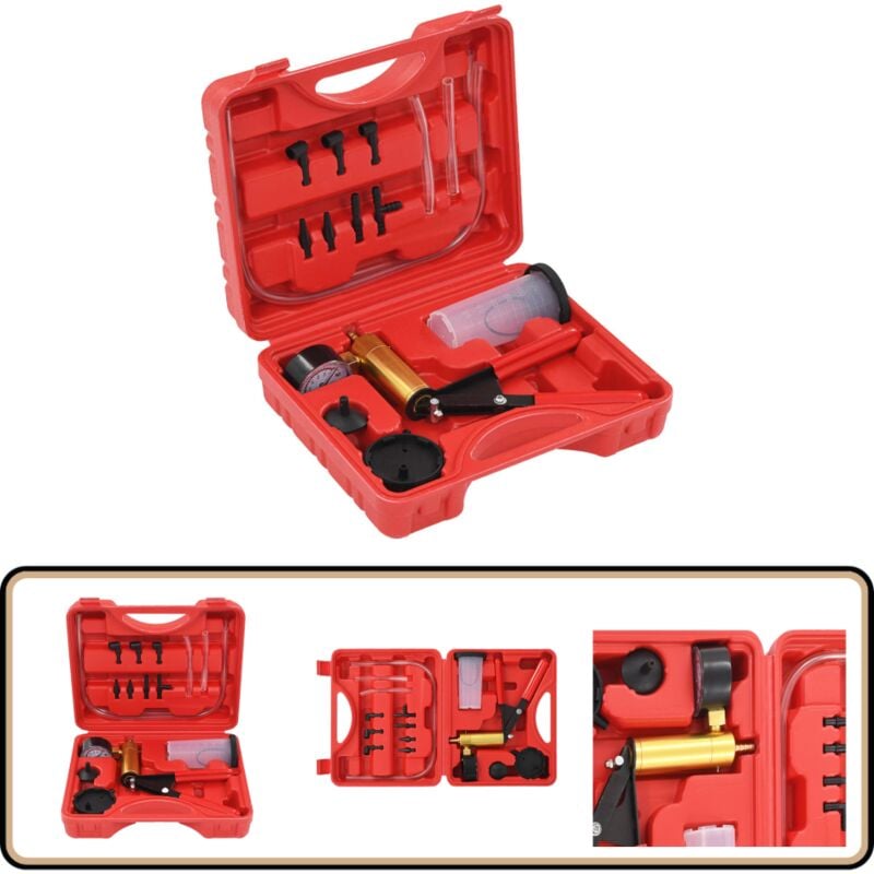 Bremsentlüftungs- und Vakuumpumpensatz - Vakuumpumpe - Bremsentlüftung - Werkstattwerkzeug - Bremsenservice - Autoreparatur