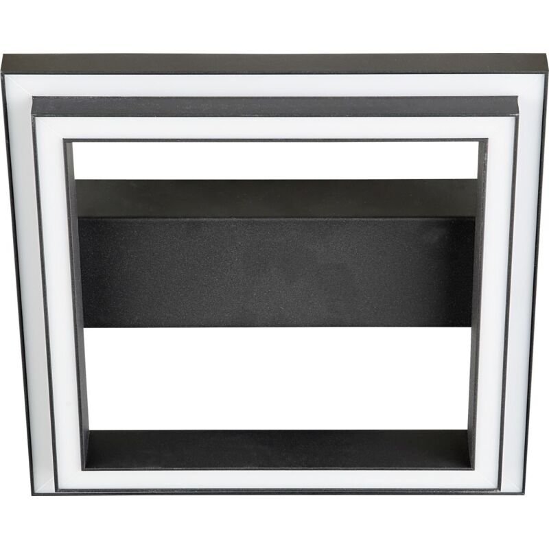 Brilliant - led Deckenleuchte Pallas 30 x 30 cm sand/schwarz, 18 w, rgbw Deckenleuchte