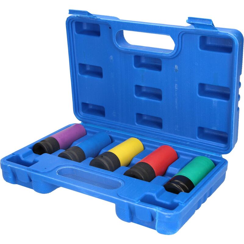 Brilliant Tools - 1/2' Alu-Felgen-Kraft-Stecknuss-Satz, 5-tlg