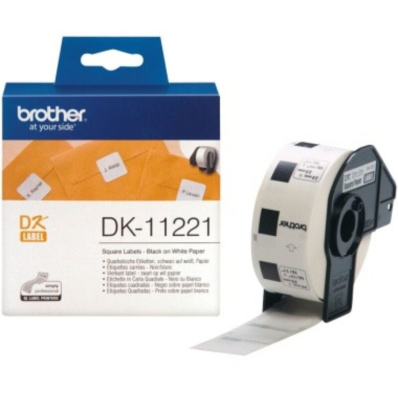 Vielzwecketikett Etikettendrucker QL-500 -550 -560 -570 -600 -650TD -700 -710W -720NW -800 -810W -820NWB -1050 -1060N -1100 -1110NWB 23 x 23 mm (b x