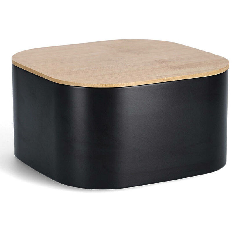 Zeller - Brotkasten mit Bambusdeckel, 26,5 cm