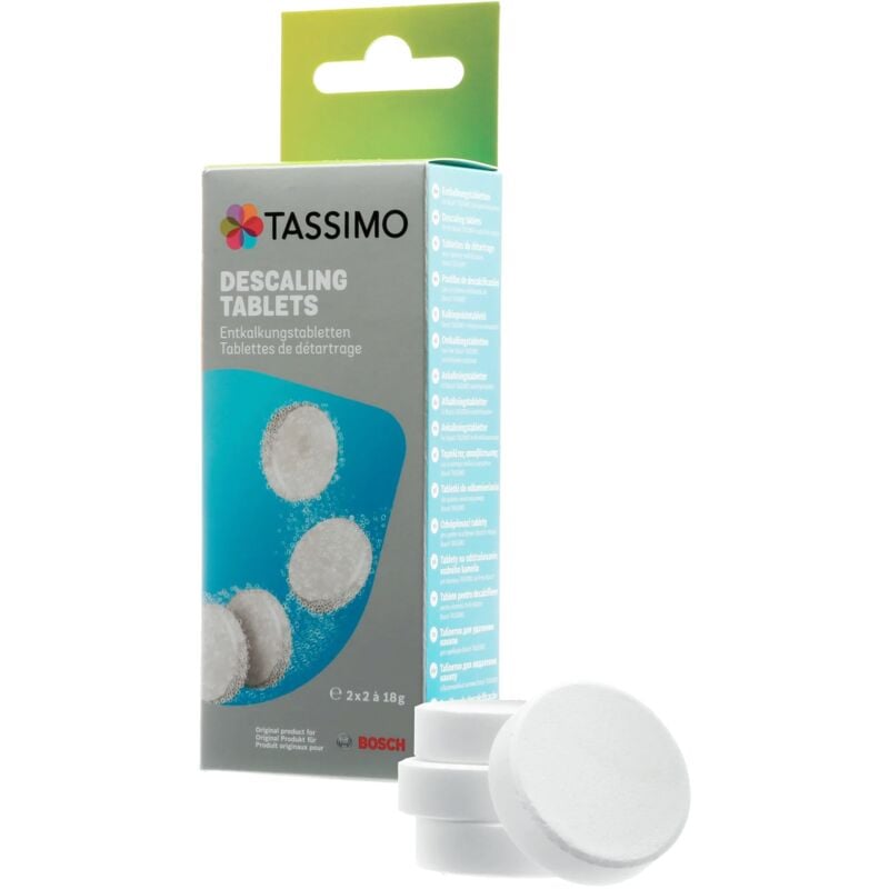 BSH 00311909X2 Entkalkungstabletten für Tassimo-Kaffeemaschinen (2 Stück)