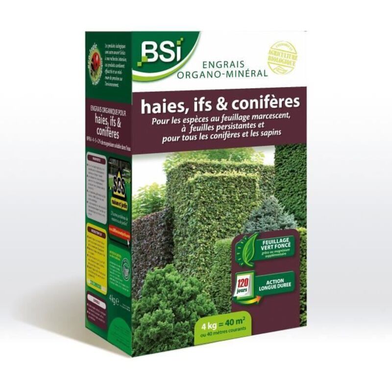 BSi dünger Hecken/Taxus/Koniferen 4 kg grün