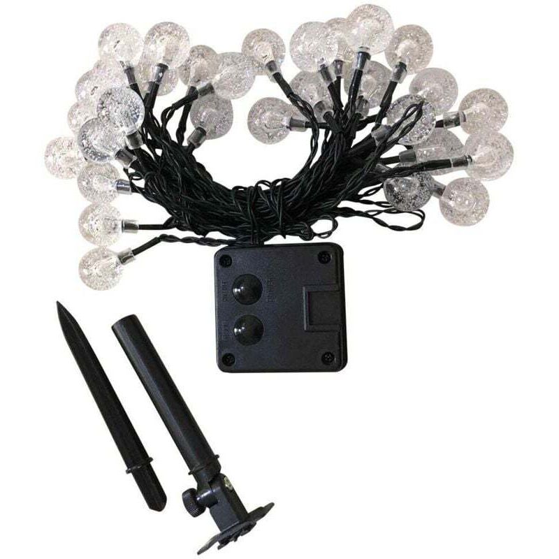 Bubble Ball 50LED Outdoor Waterproof Solar String Lights, Round Ball Laters, Christmas Lights for Garden and Yard, Decorative Girlanden
