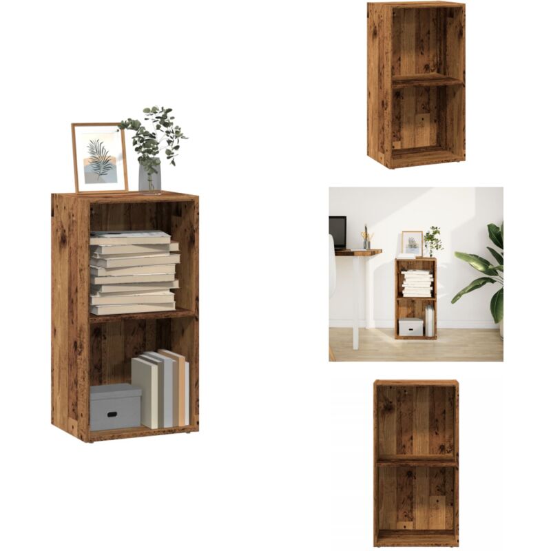 Vidaxl - Bücherregal Altholz-Optik 40x30x77 cm Holzwerkstoff - Bücherregal - Bücherregale - Bücherständer - Bücherschrank