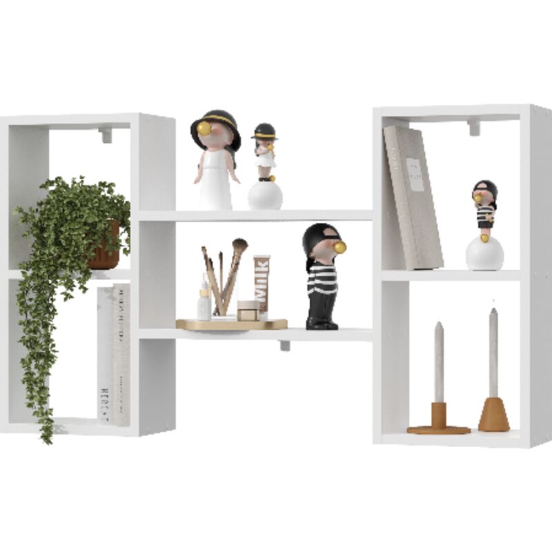 Bücherregal für das Wohnzimmer oder Kinderzimmer, Wandregal 100cm NEXO Bücherregal für das Wohnzimmer oder Kinderzimmer, Wandregal 100cm Grau