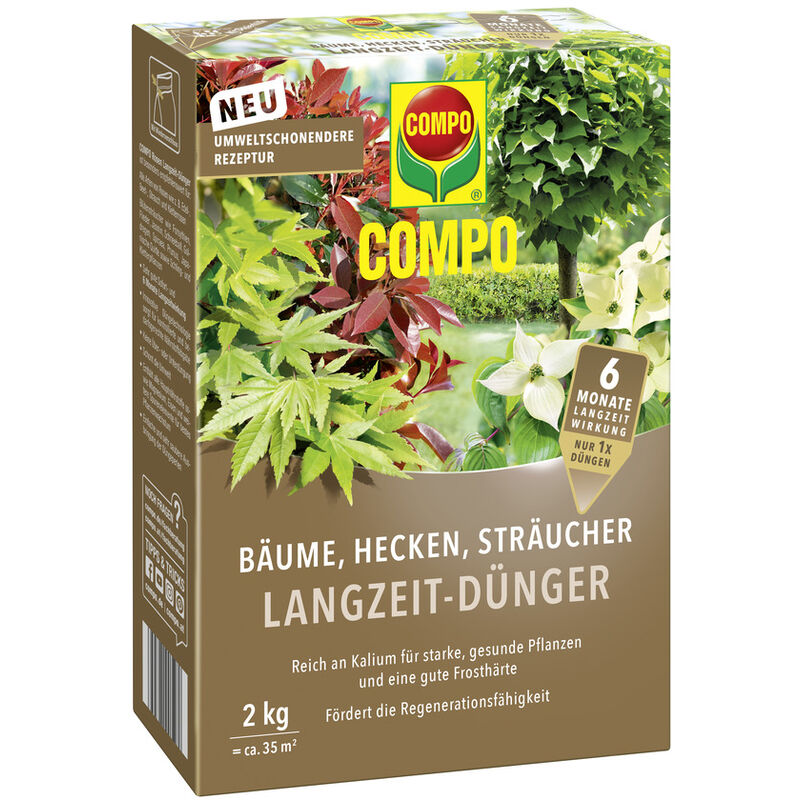 Bäume, Hecken, Sträucher Langzeit-Dünger 2kg - Compo