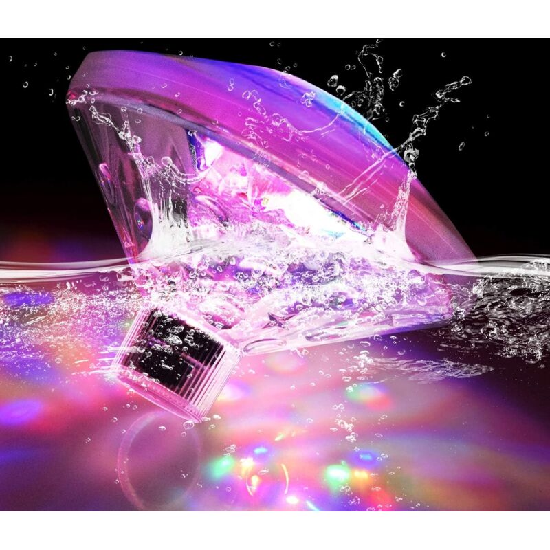 Bunte schwimmende LED-Badezimmerlichter für Swimmingpool, Badewanne, Whirlpool, Disco, wasserdicht, dekorative Unterwasserlampe für Badewanne,