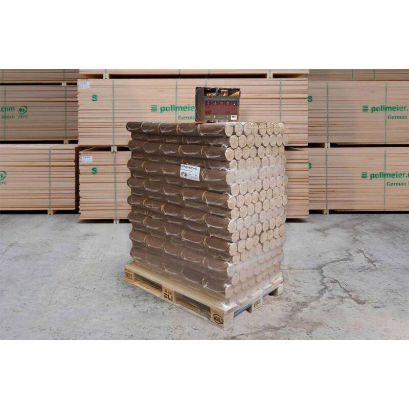 Buri - 960 kg 1 Palette Buchenholzbriketts Buchenbrikett Holzbriketts Brennholz Kaminholz neu
