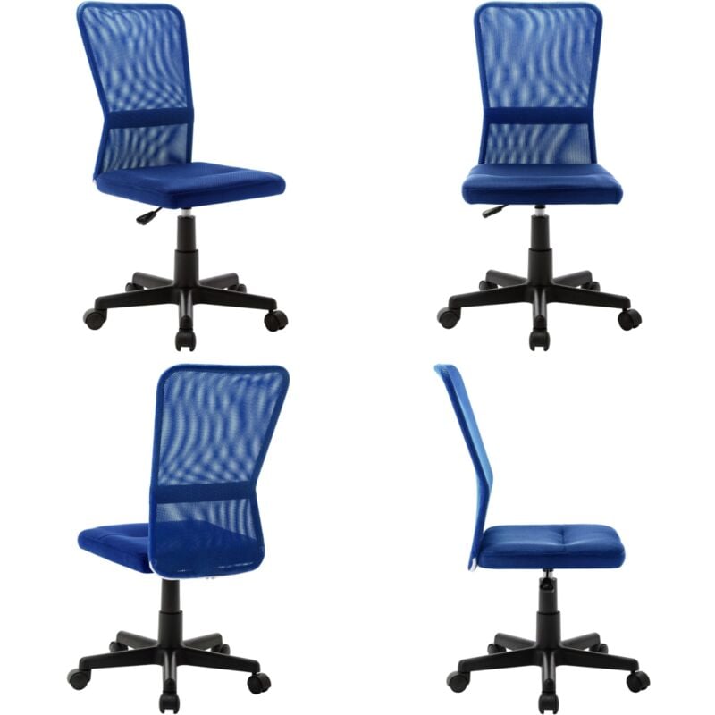 Vidaxl - Bürostuhl Blau 44x52x100 cm Netzgewebe - Bürostuhl - Netzstoffsessel - Ergonomischer Stuhl - Gamingstuhl - Swivel Chair - Home & Living