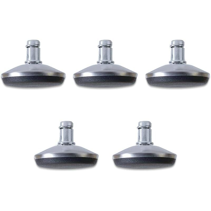 Ersandy - Bürostuhl Bürostuhl Ersatzräder Lenkrollen für feste, feste Basis Durchmesser 7/16' (11 mm) Vorbau kompatibel mit den meisten Bürostühlen