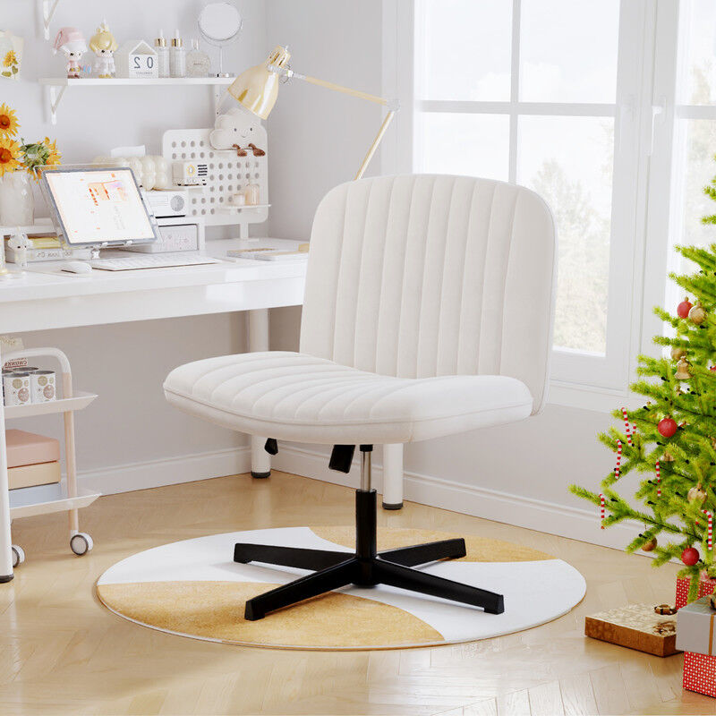 Schreibtischstuhl ohne rollen - Bigzzia Schneidersitz stuhl - Bürostuhl ohne armlehne - Wippfunktion, Höhenverstellbar - Bürostuhl ohne armlehne