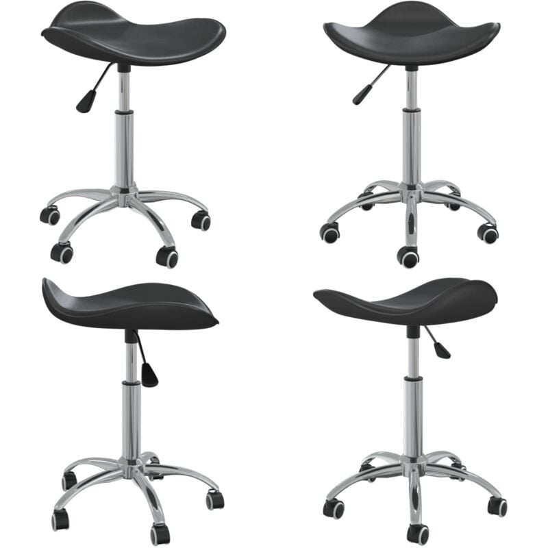 Bürostuhl Schwarz Kunstleder - Bürostuhl - Schreibtischstuhl - Ergonomischer Stuhl - Schwarzer Stuhl - Hochwertiger Stuhl - Home & Living