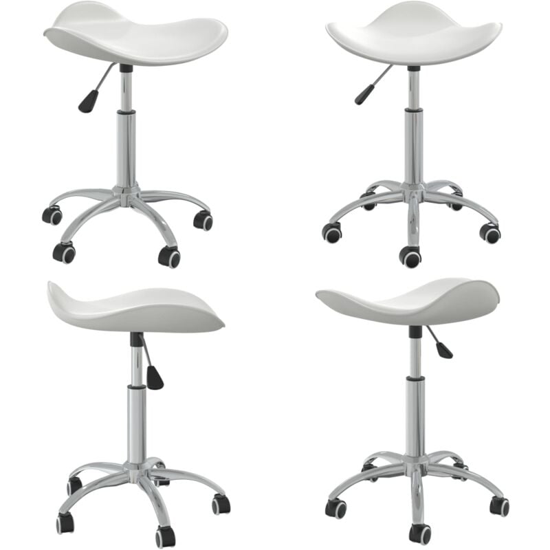 Vidaxl - Bürostuhl Weiß Kunstleder - Bürostuhl - Schreibtischstuhl - Ergonomischer Stuhl - Hochwertiger Stuhl - Komfortabler Stuhl - Home & Living