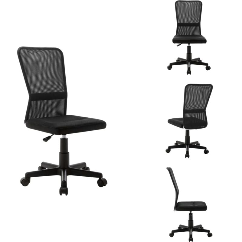 Vidaxl - Bürostuhl Schwarz 44x52x100 cm Netzgewebe - Bürostuhl - Netzstoffsessel - Ergonomischer Stuhl - Gamingstuhl - Swivel Chair