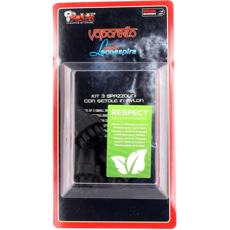 Bürsten pro 3 für dampfreiniger Polti