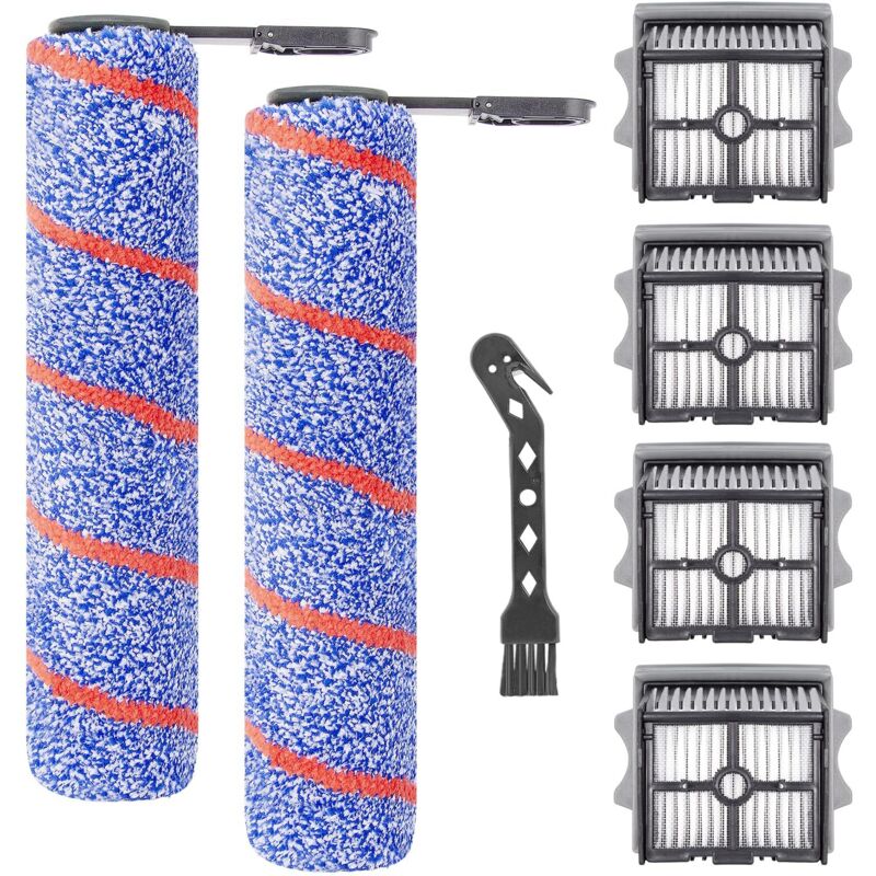 Bürsten- und HEPA-Filterrolle für Tineco Floor One S7 Artist/Stretch S6/Switch S6/S7 Stretch Ultra/S9 Artist/S6 Stretch Lite/Switch S7 Stretch/Switch