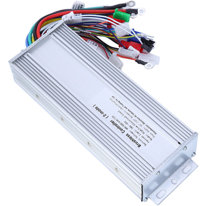 Bürstenloser Drehzahlregler für 48V, 60V, 64V, 72V, 1000W-1500W für Elektrofahrräder und Elektroroller