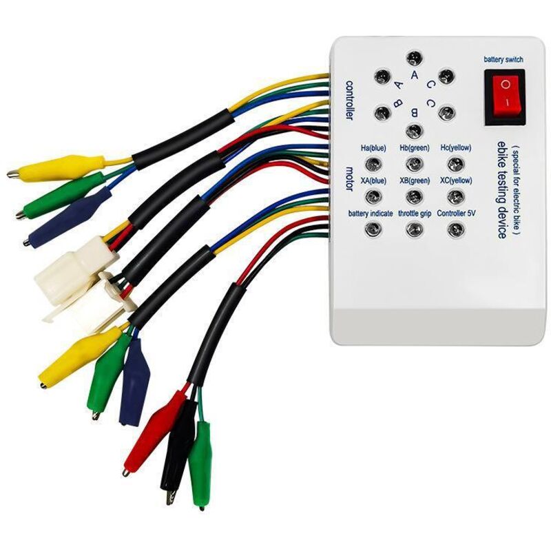 Bürstenloser Motortester, bürstenloser Automotor-Controller-Tester für Elektroroller, schneller batteriebetriebener Backup-Geräte-Controller