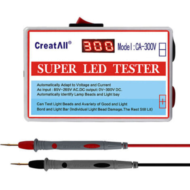 CA-300V Tragbare LED Lampe Perlen Lichtleiste TV Hintergrundbeleuchtung Tester LED Streifen Perlen Lampe Panel Testwerkzeug Kapazität Diode
